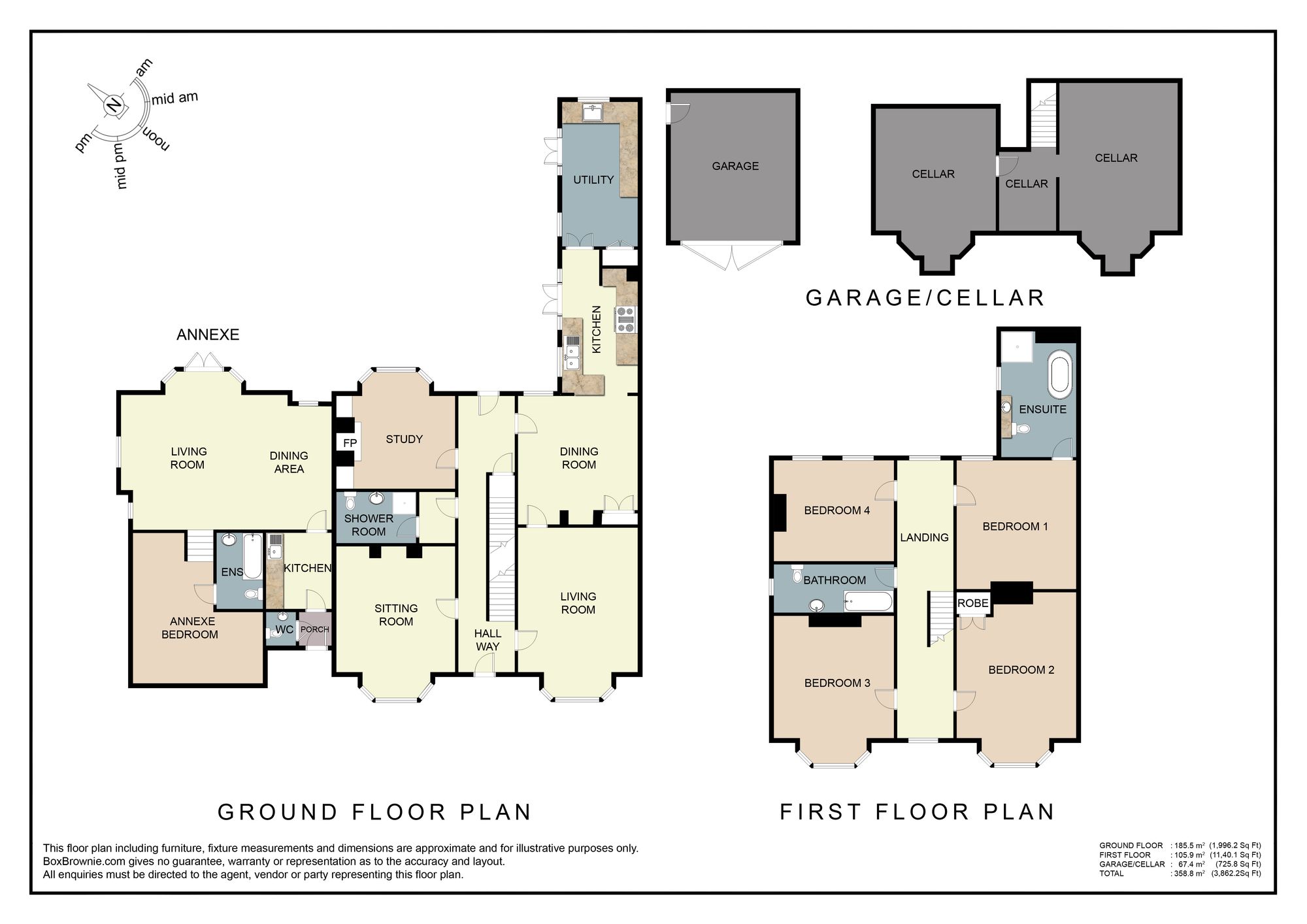 Floorplans For Battenhall Road, Worcester, WR5