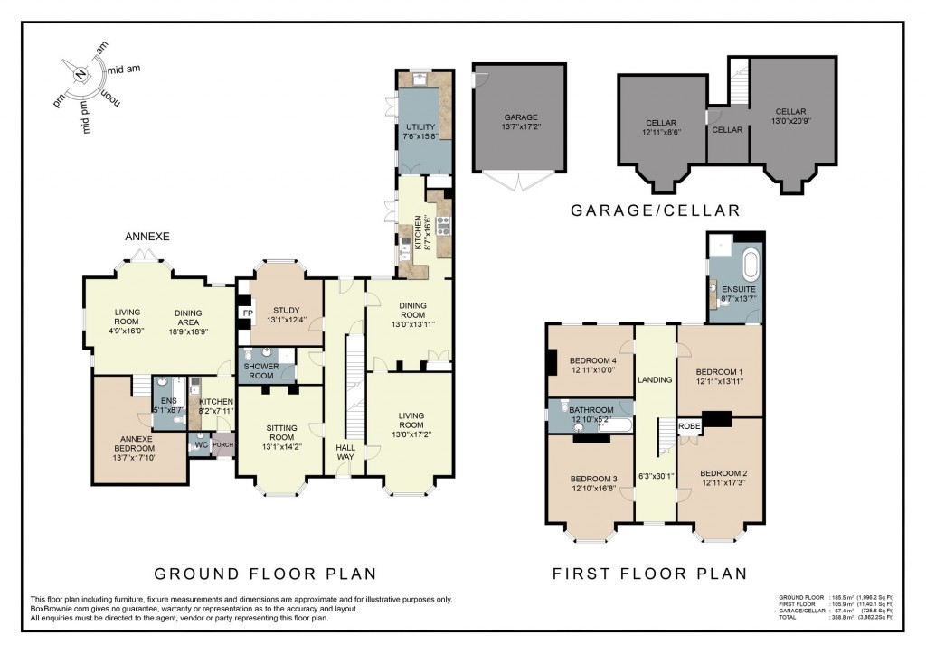 Floorplans For Battenhall Road, Worcester, WR5