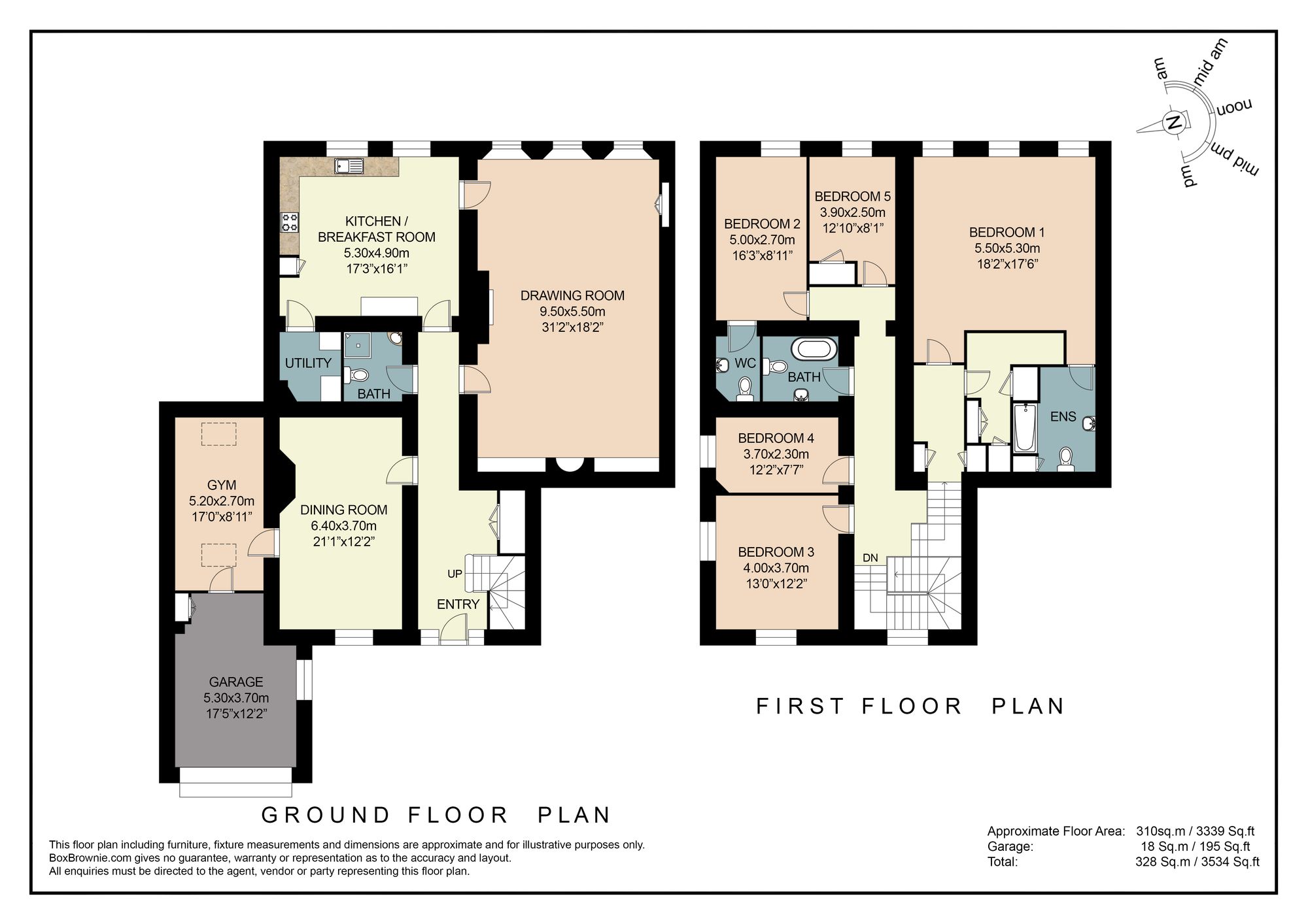 Floorplans For Sandywell Park, Whittington, GL54
