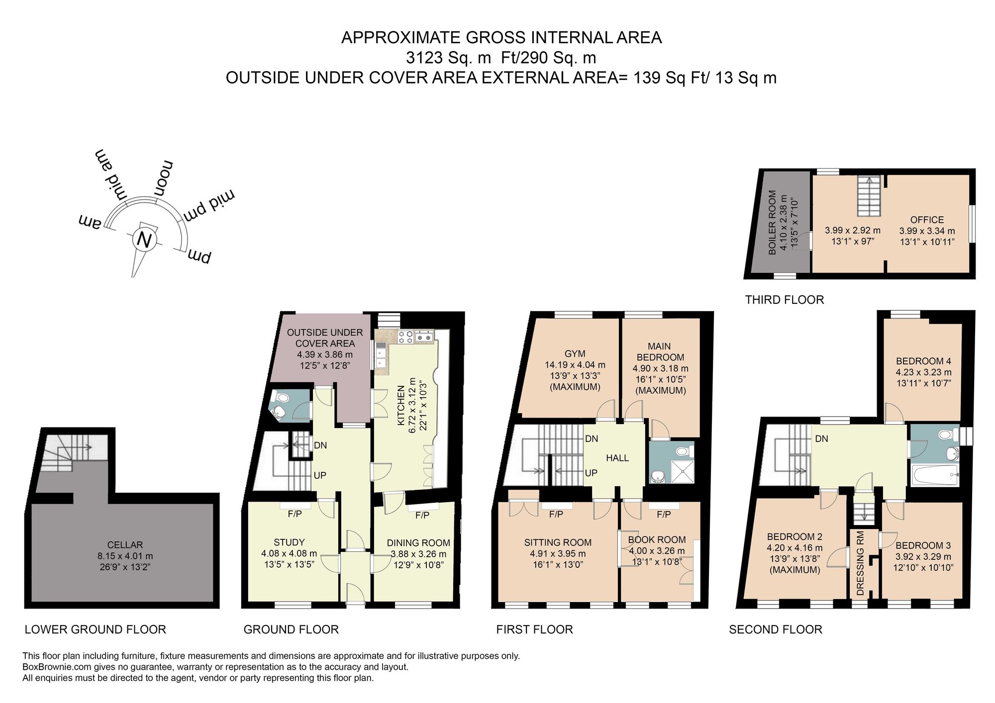 Floorplans For 3 Edgar Street, Worcester, WR1
