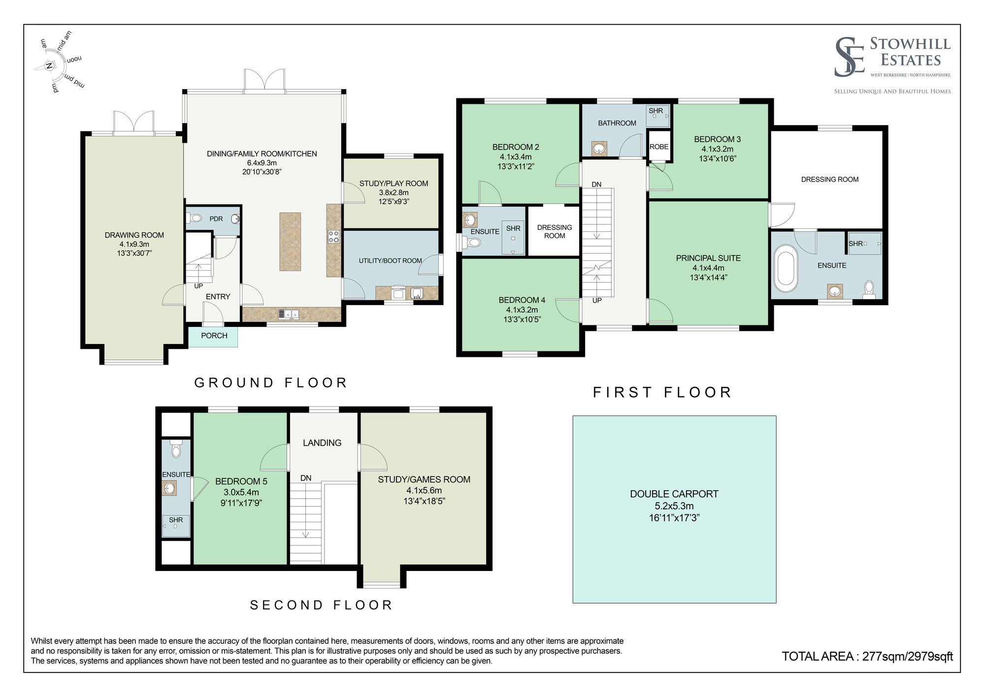 Floorplans For Oak Tree Drive, Newtown, RG20