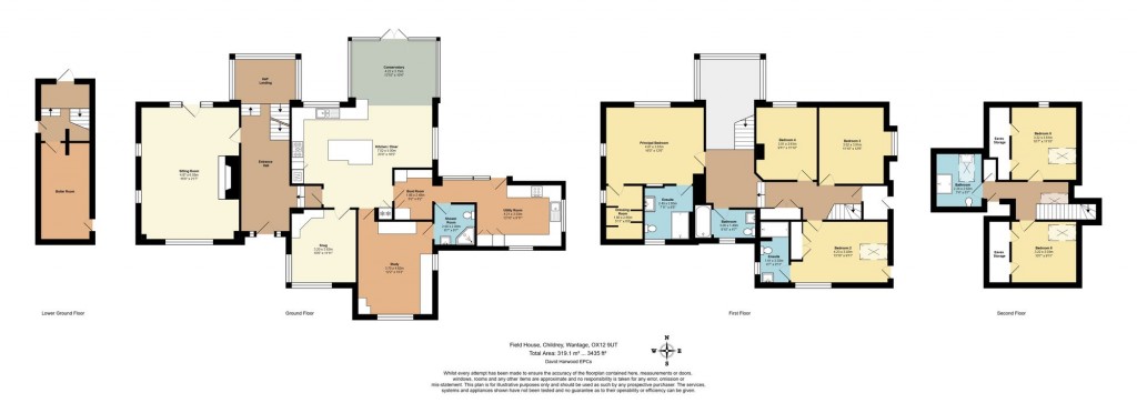 Floorplans For Childrey, Wantage, OX12