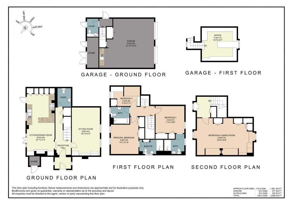 Floorplans For Buckland Gate, Wexham, SL3