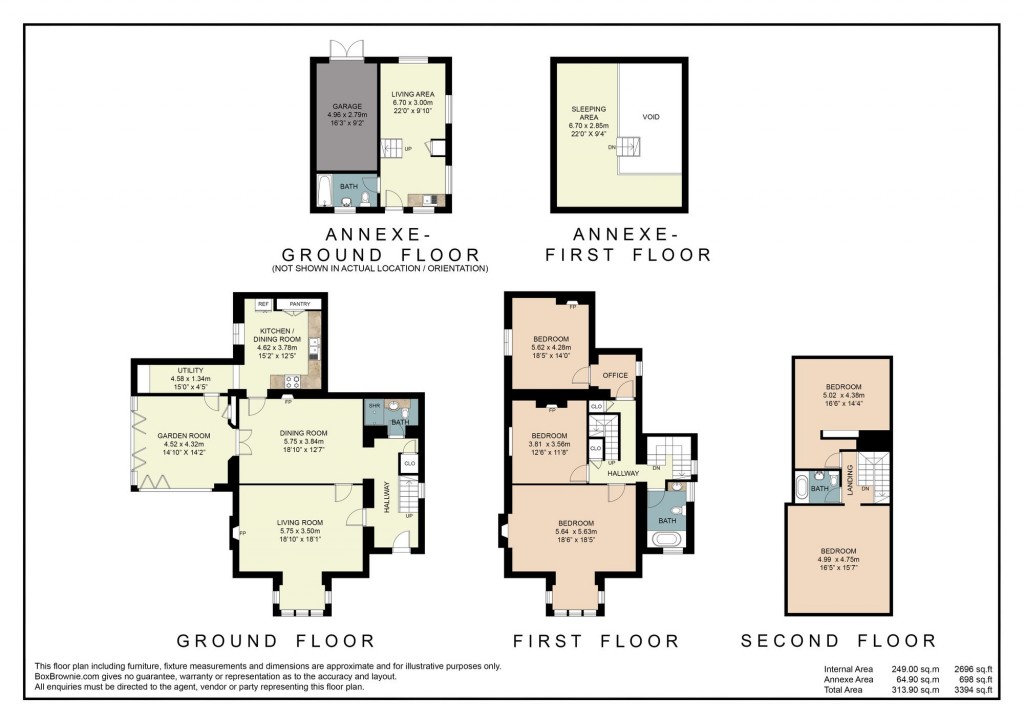 Floorplans For Station Yard, Steventon, OX13