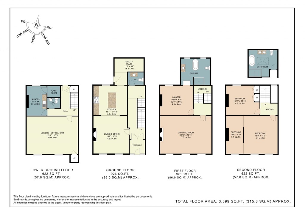 Floorplans For St Georges Road, Cheltenham, GL50