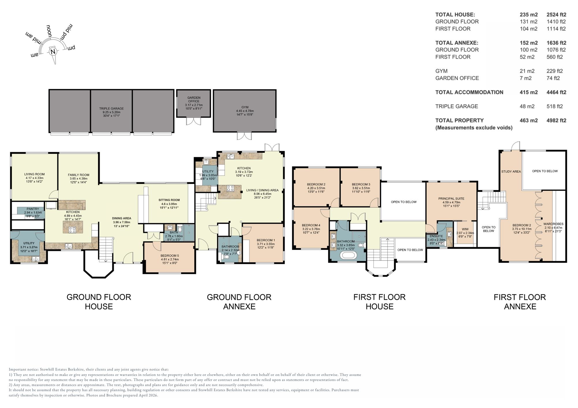 Floorplans For Nine Mile Ride, Finchampstead, RG40