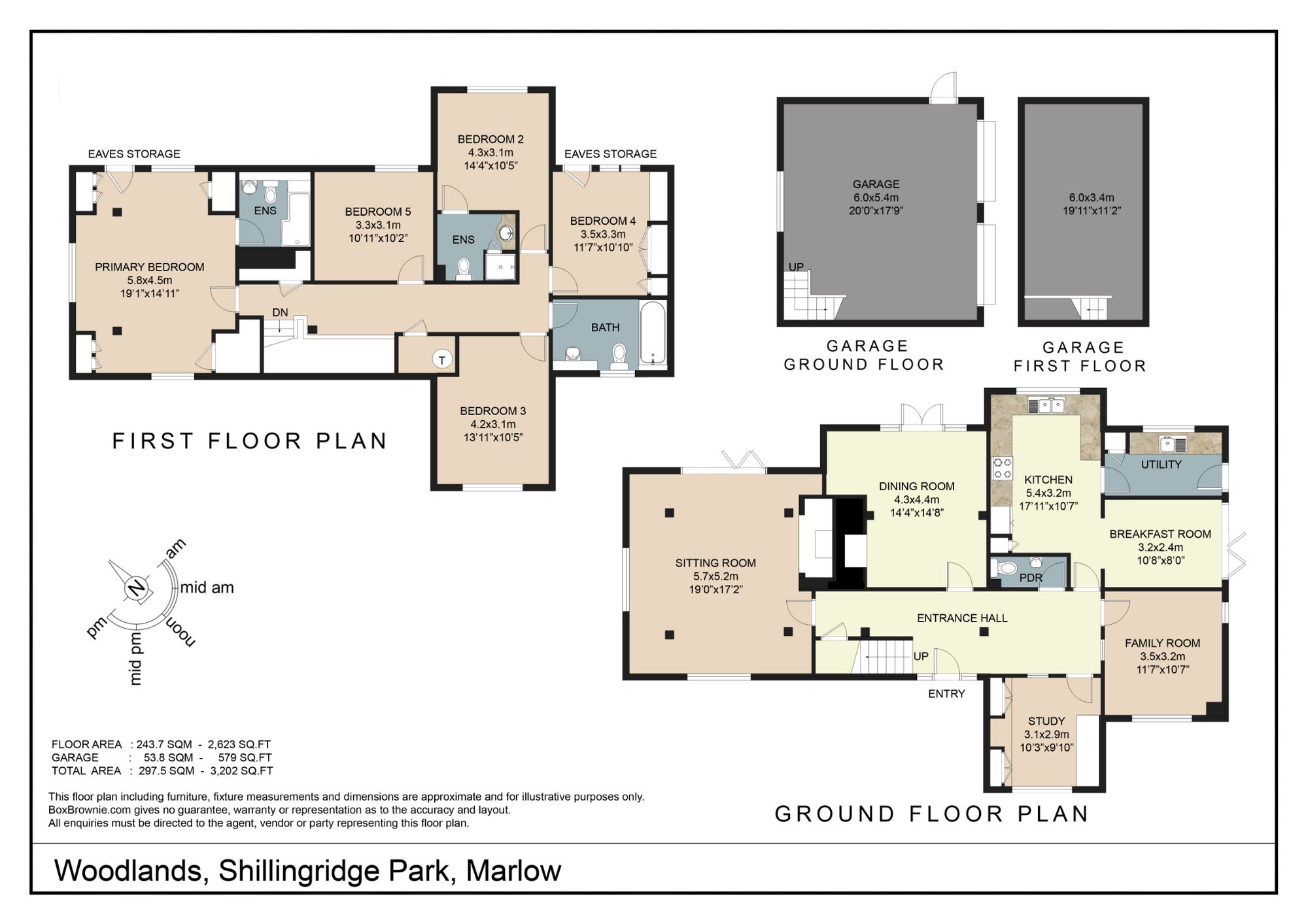 Floorplans For Frieth Road, Marlow, SL7