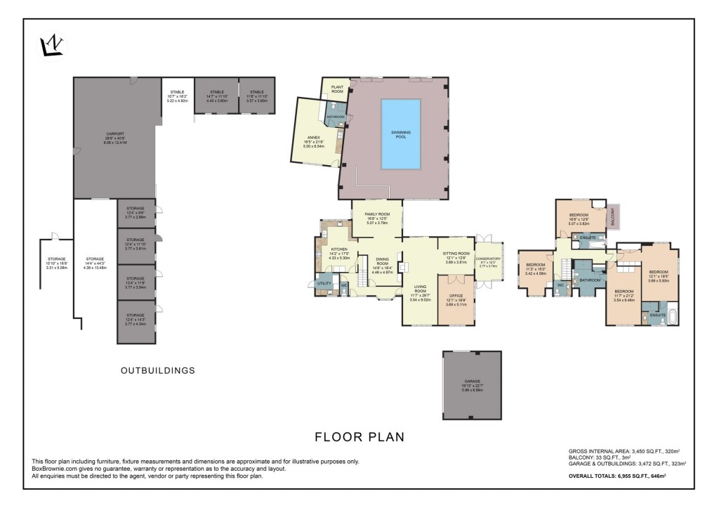 Floorplans For Scatterdells Lane, Chipperfield, WD4