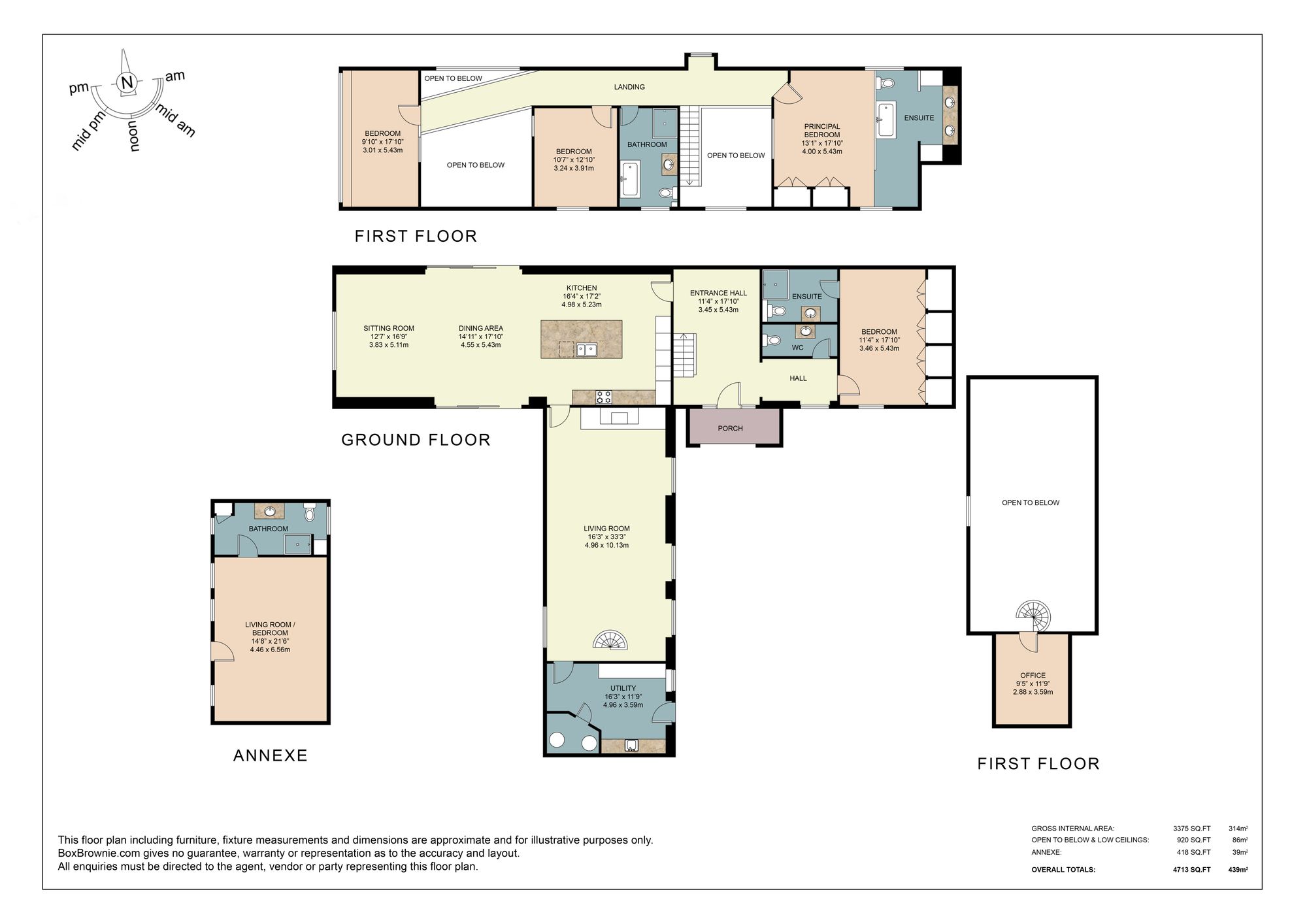 Floorplans For Church Lane, Dry Sandford, OX13
