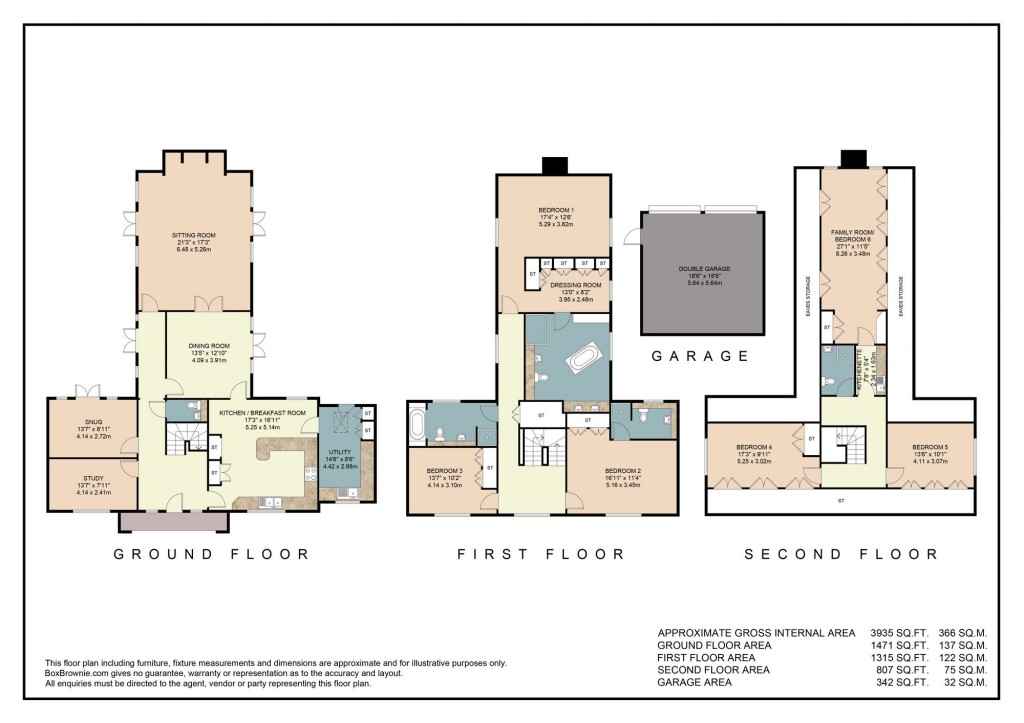 Floorplans For Harcourt Hill, Oxford, OX2
