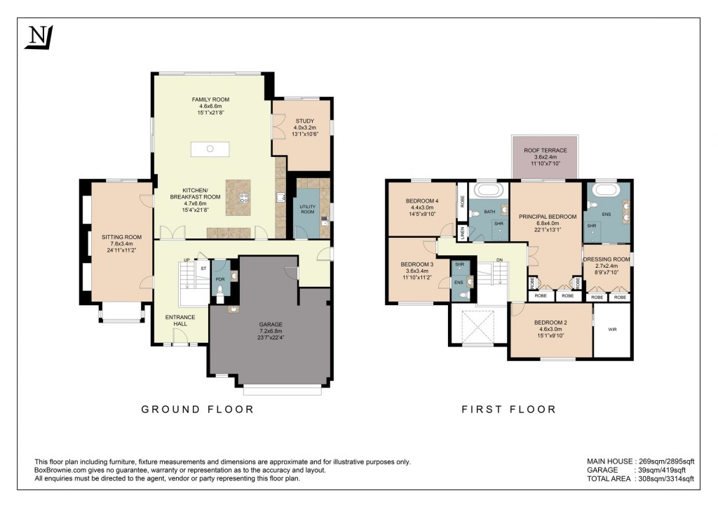 Floorplans For Baskerville Lane, Shiplake, RG9