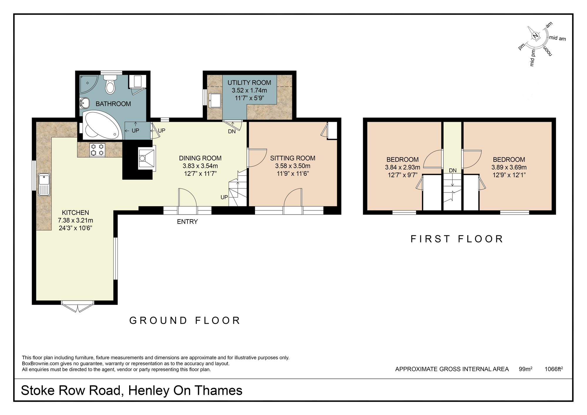 Floorplans For Stoke Row Road, Kingwood, RG9