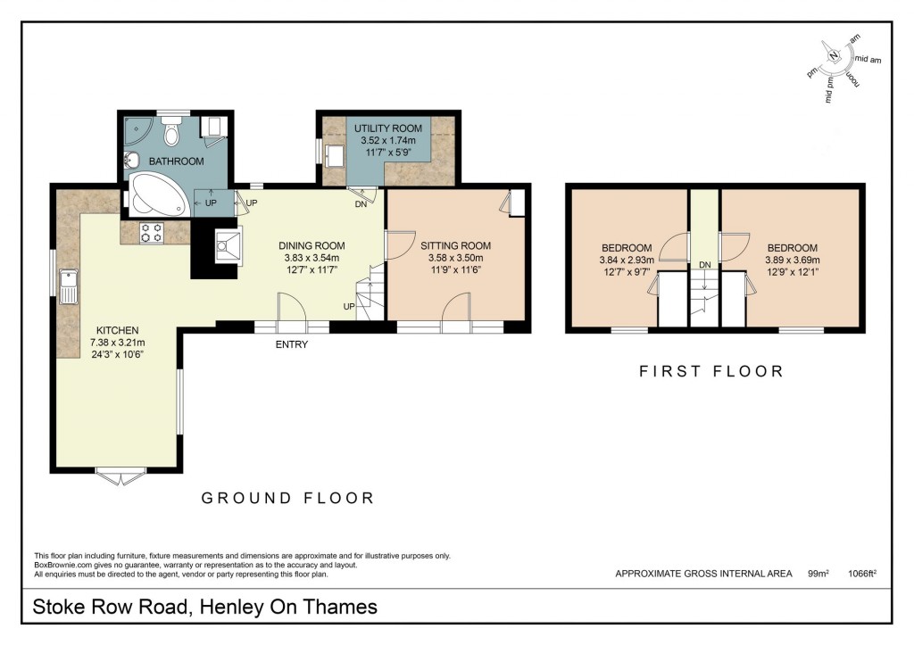 Floorplans For Stoke Row Road, Kingwood, RG9