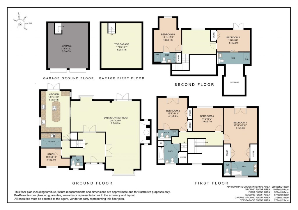 Floorplans For Scholar Place, Oxford, OX2
