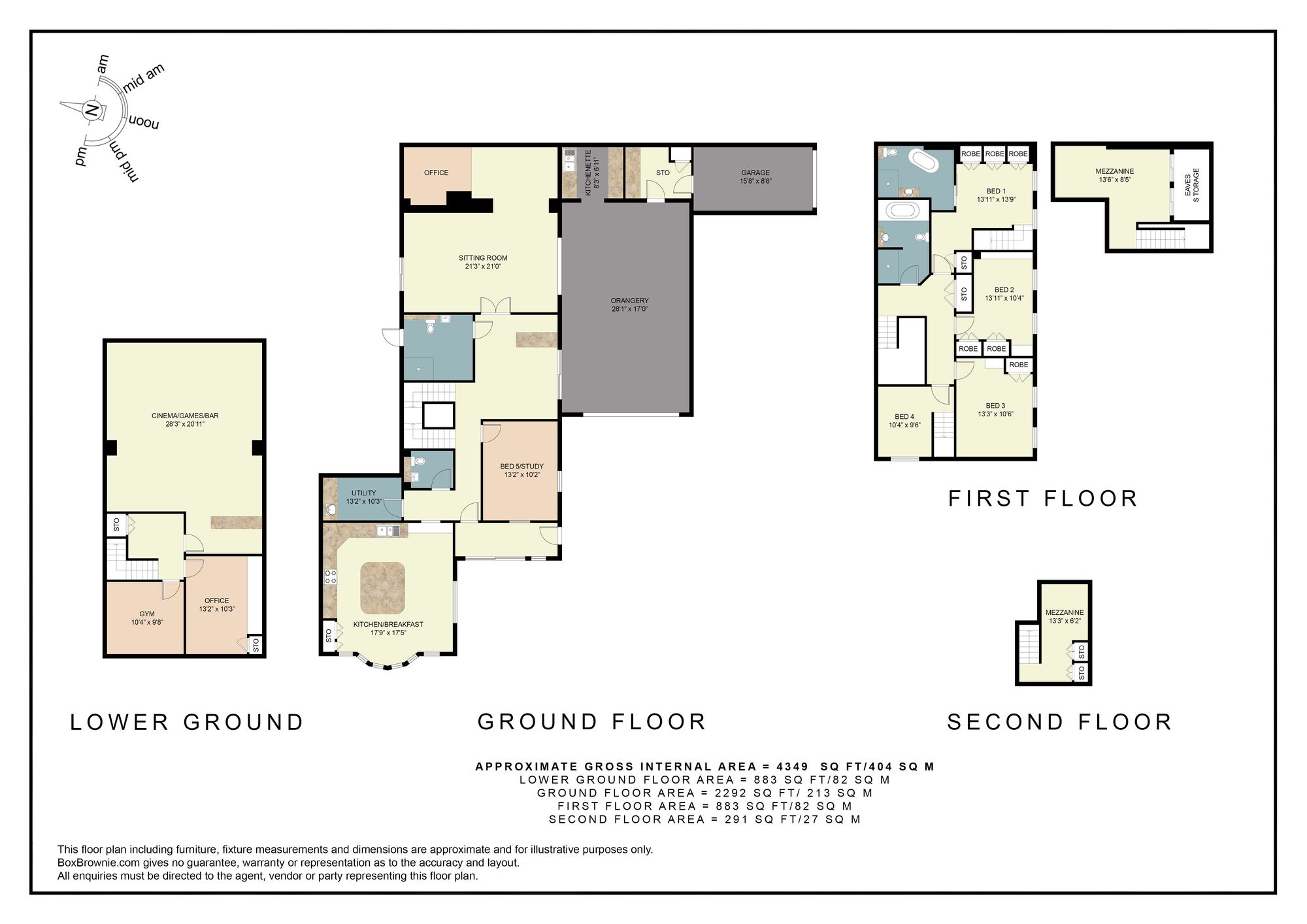 Floorplans For Pittville Crescent, Cheltenham, GL52