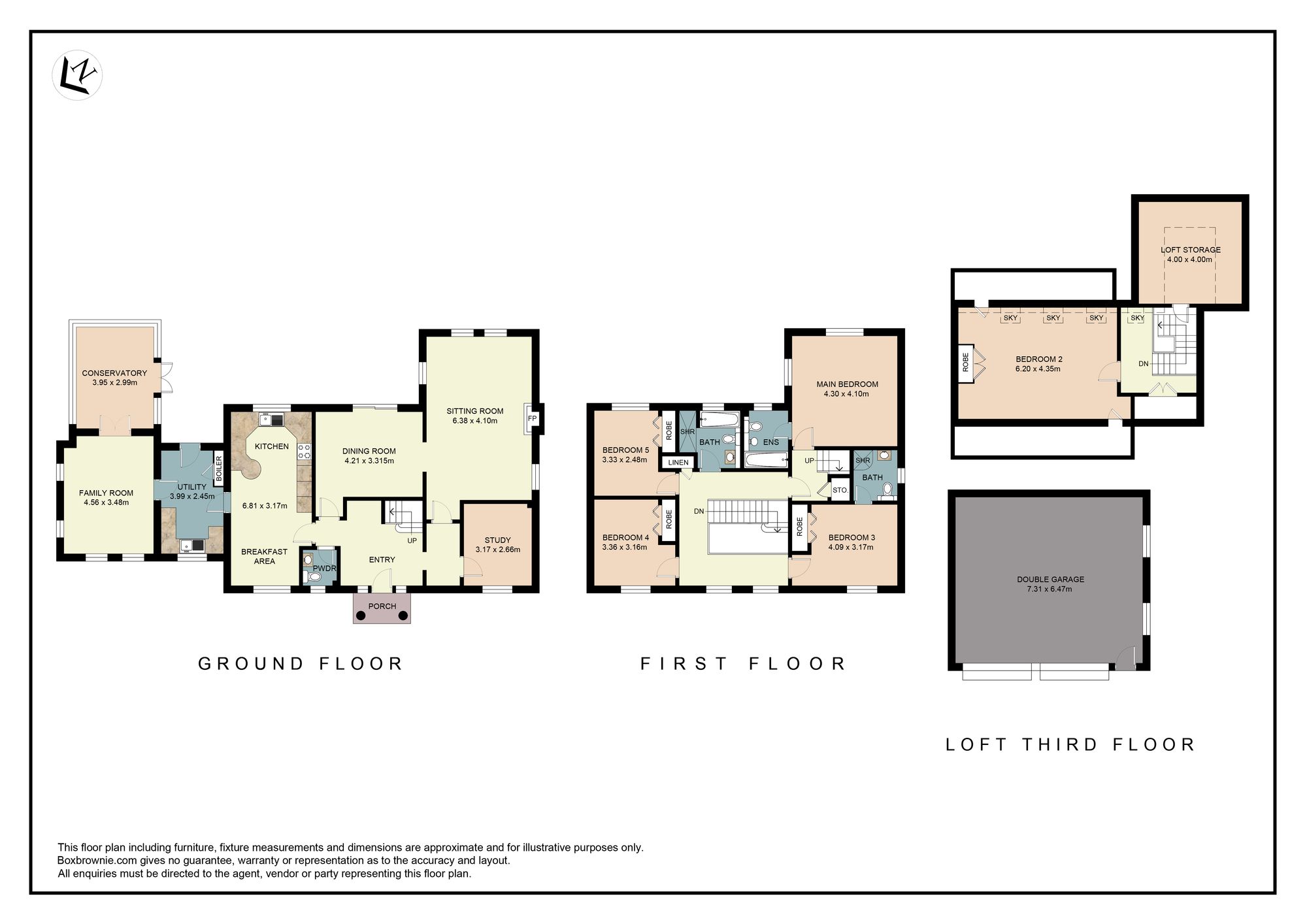 Floorplans For Oxford Road, Frilford Heath, OX13