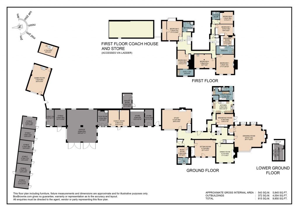 Floorplans For Lye Green, Claverdon, CV35