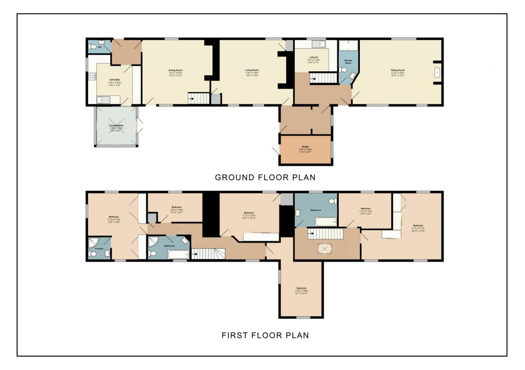 Floorplans For Church Lane, Dry Sandford, OX13