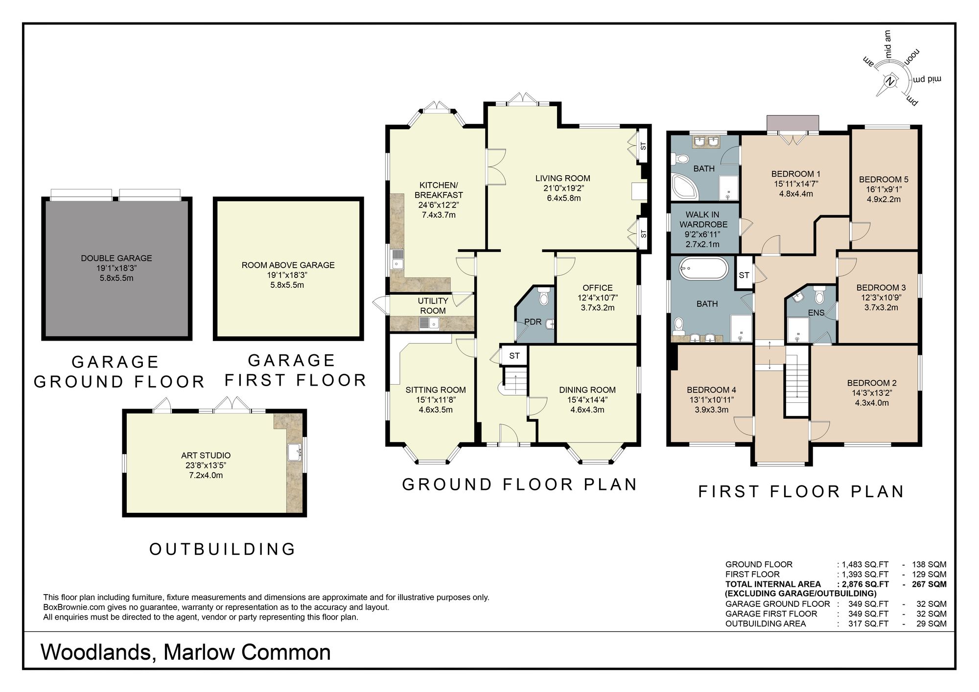 Floorplans For Marlow Common, Marlow, SL7