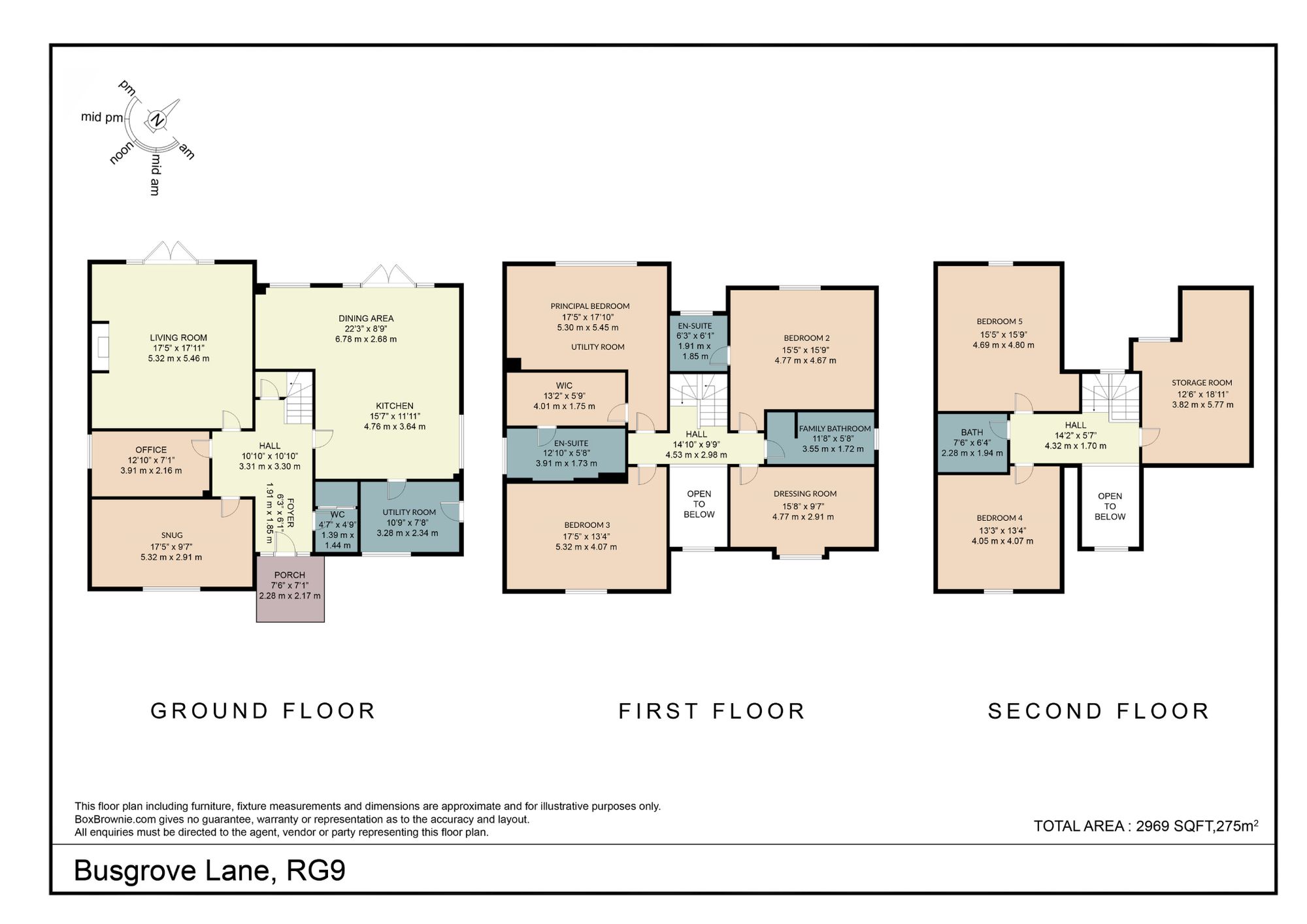 Floorplans For Busgrove Lane, Stoke Row, RG9