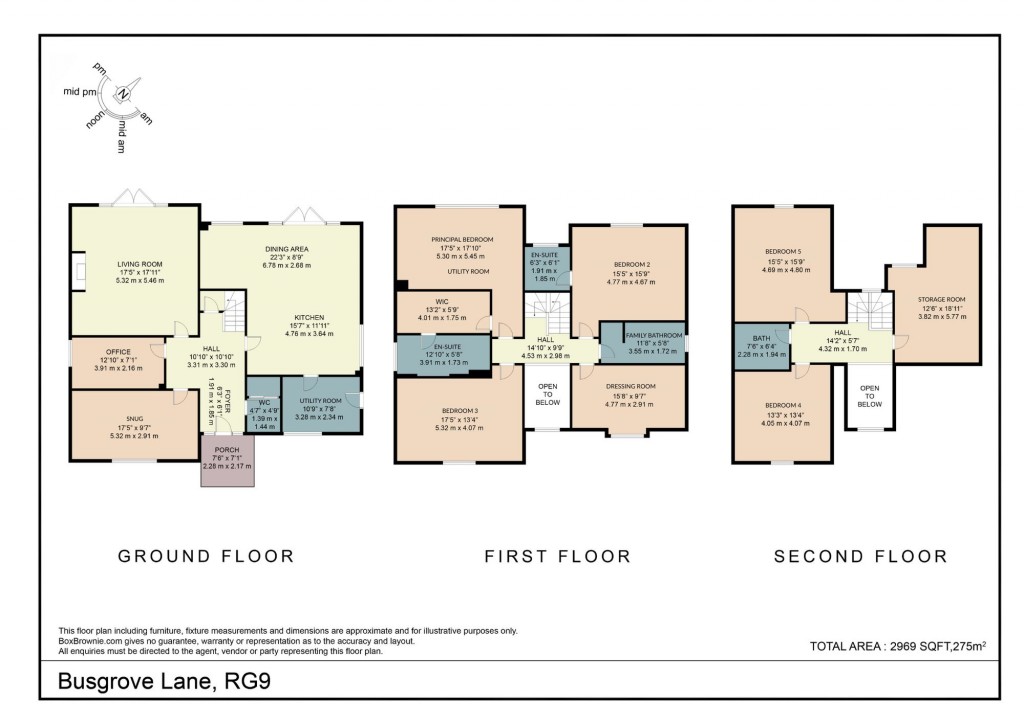 Floorplans For Busgrove Lane, Stoke Row, RG9