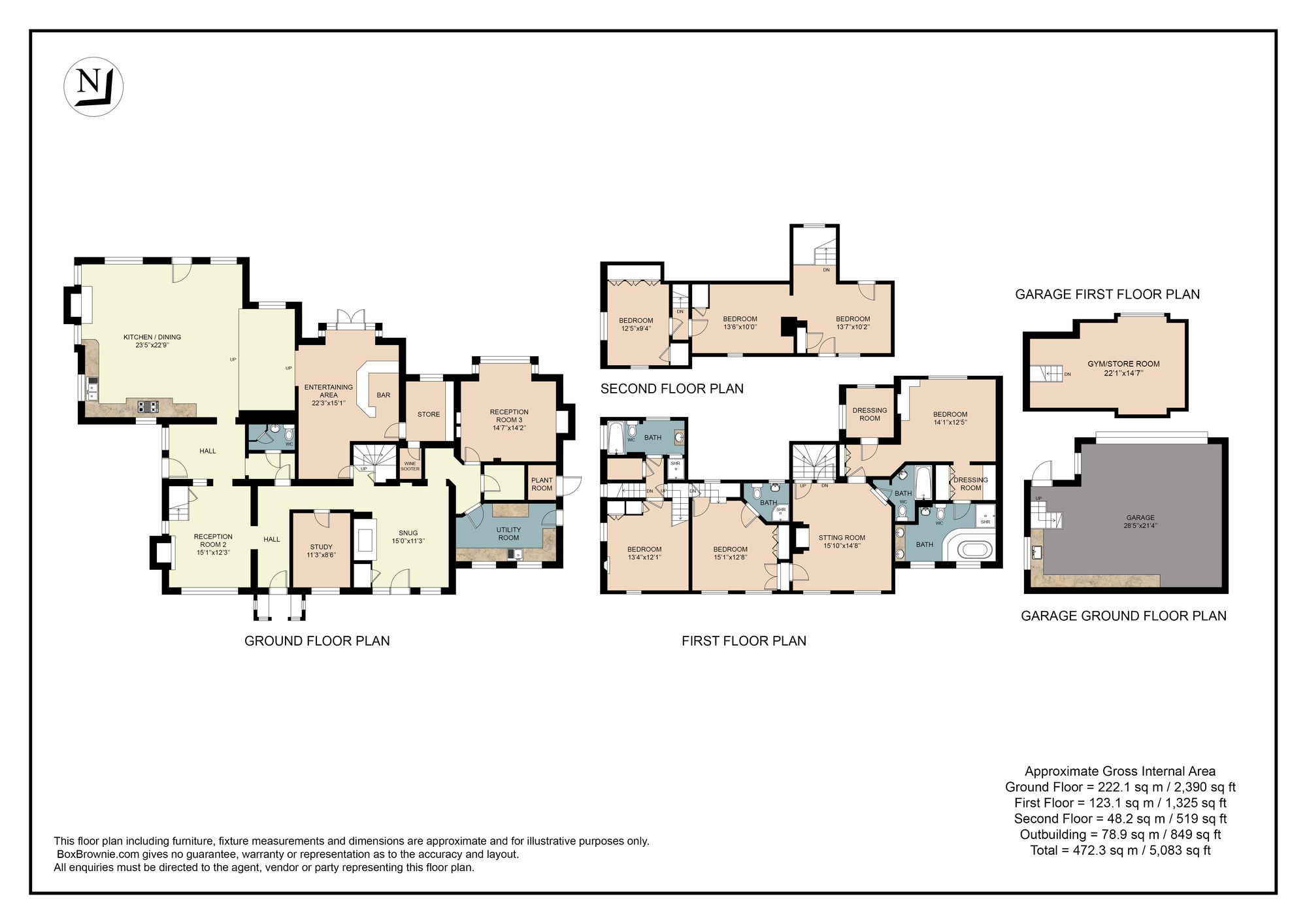 Floorplans For Batchworth Heath, Rickmansworth, WD3