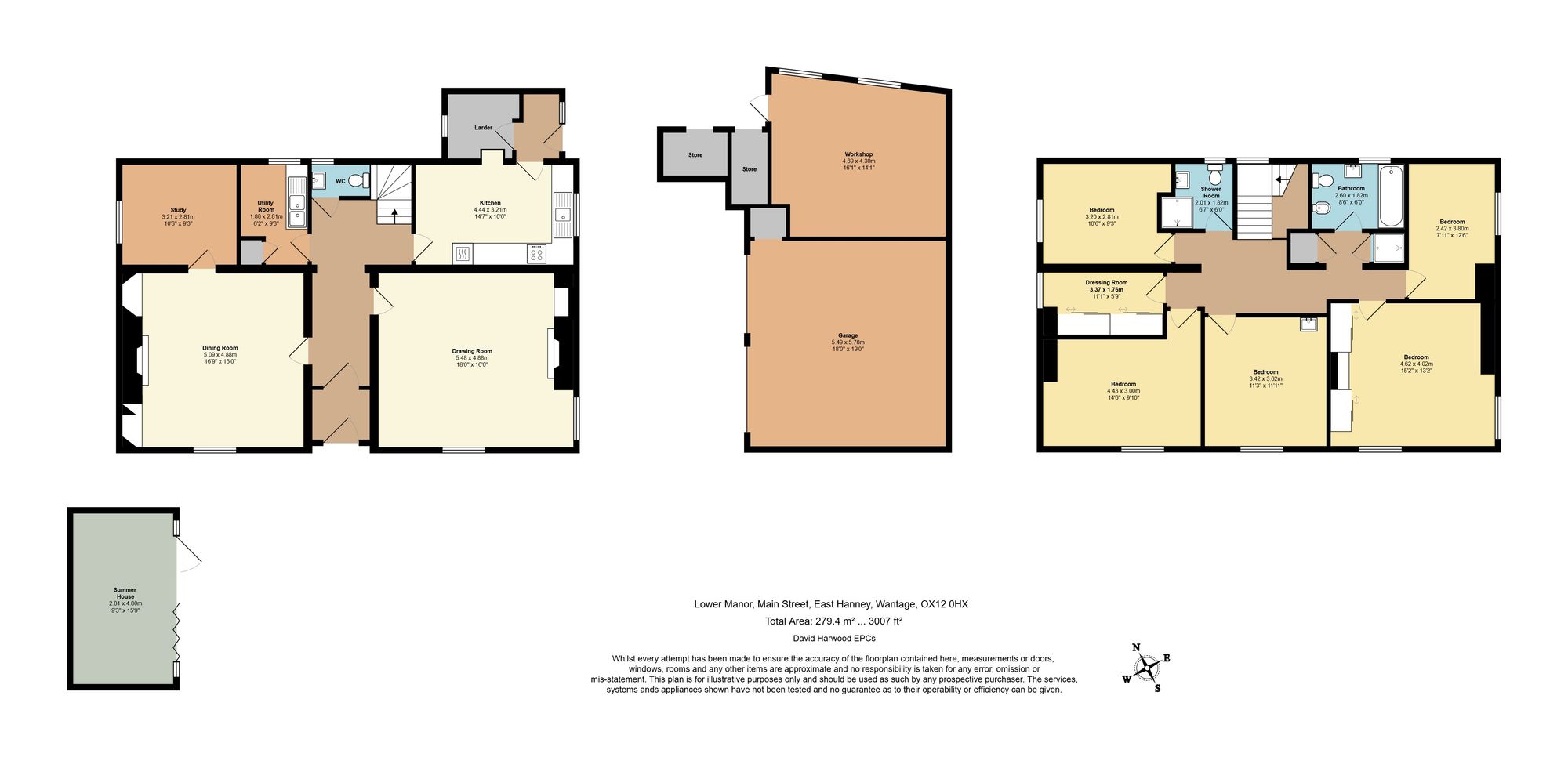 Floorplans For Main Street, East Hanney, OX12