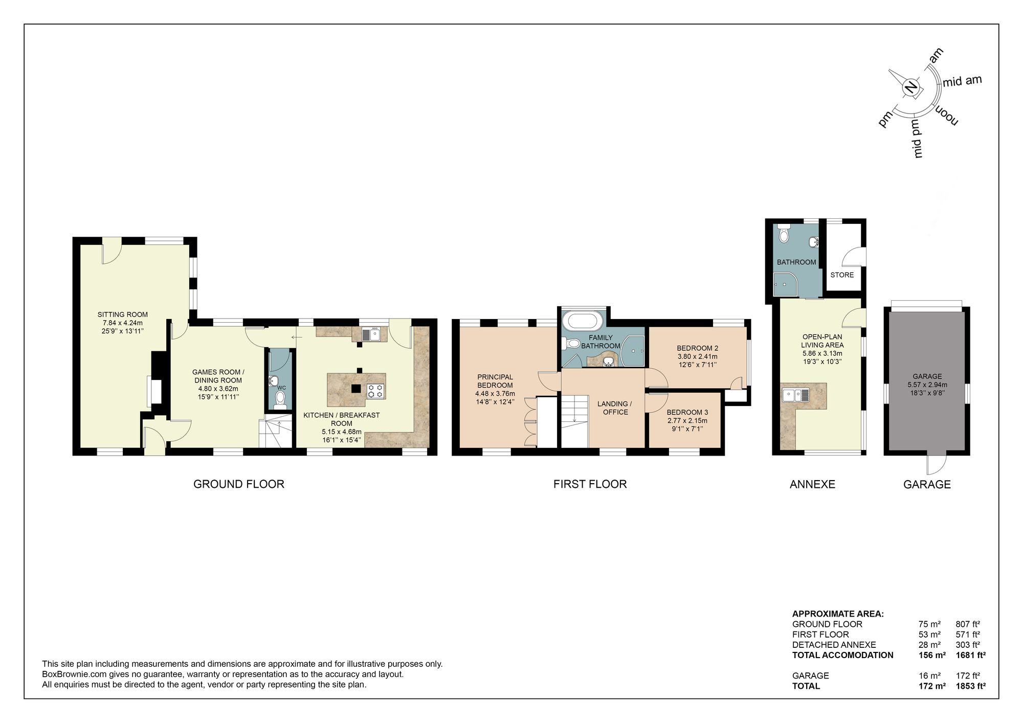Floorplans For The Street, Shurlock Row, RG10