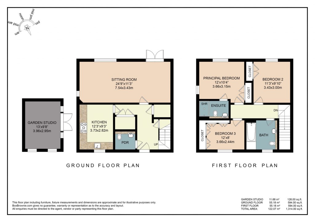 Floorplans For Besselsleigh, Abingdon, OX13