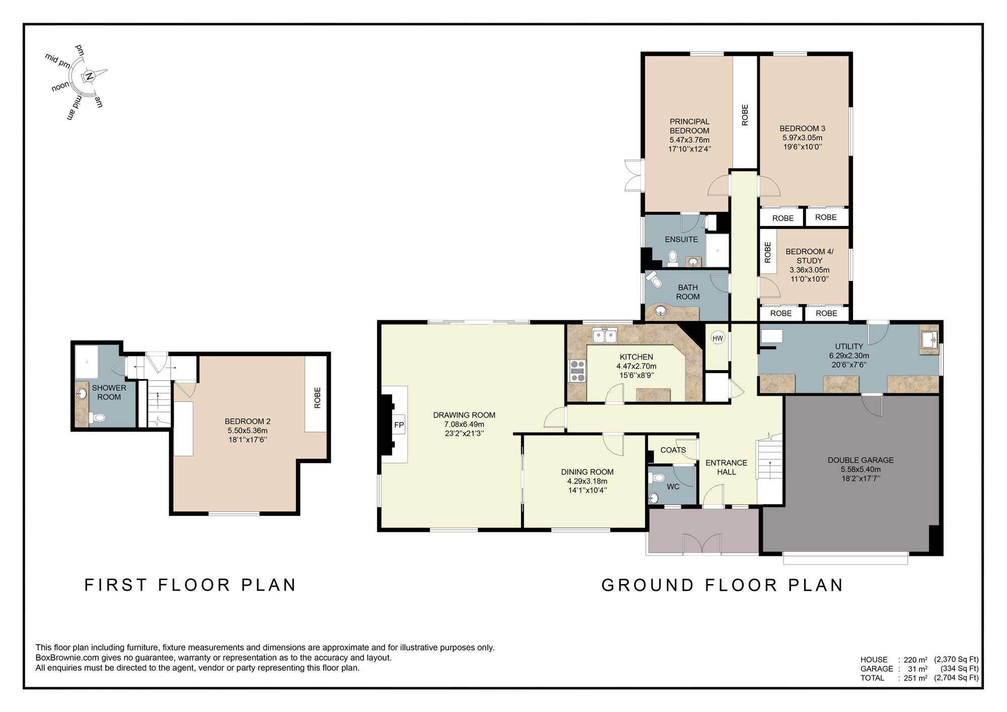 Floorplans For Duck Lane, Welford On Avon, CV37