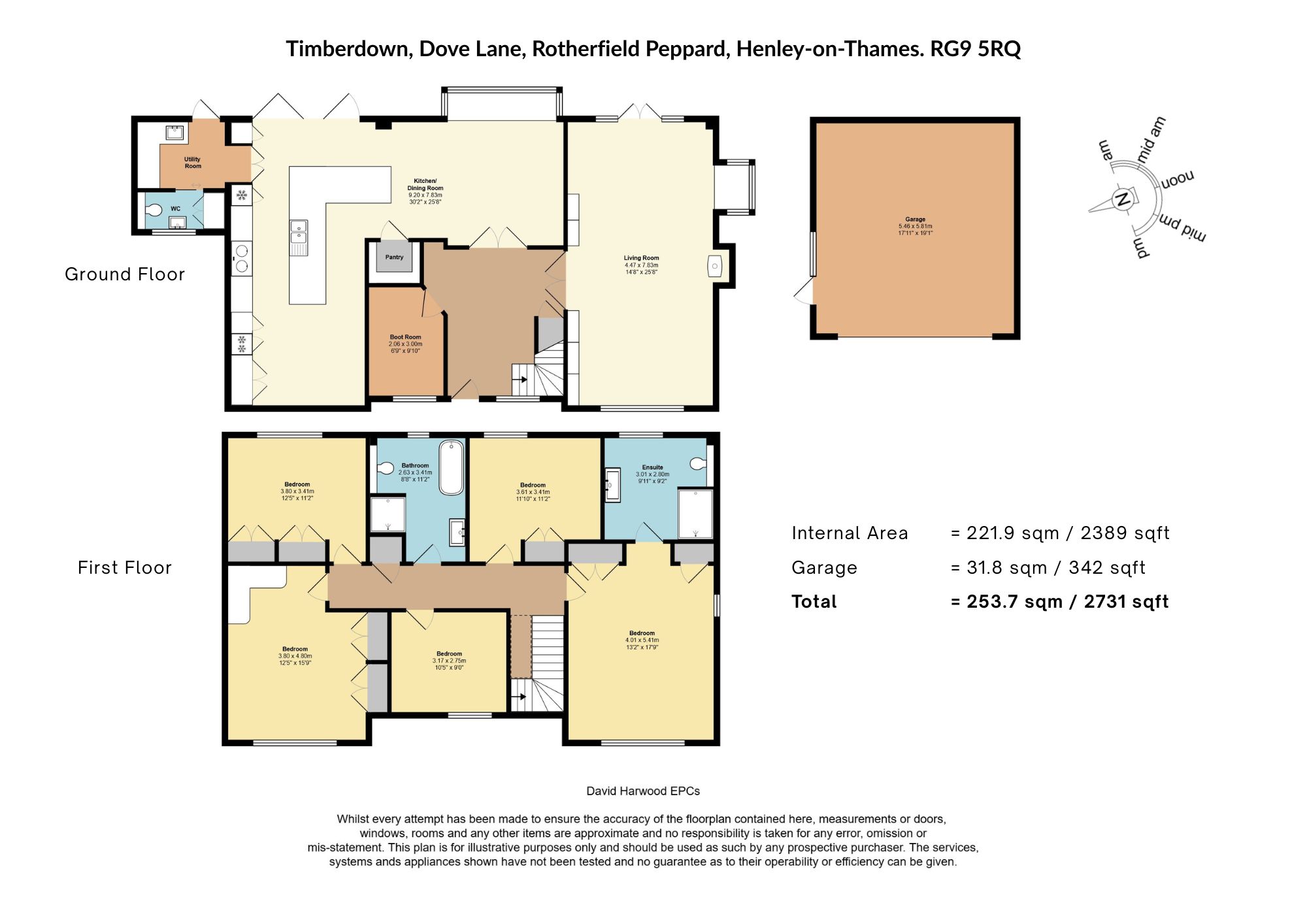 Floorplans For Dove Lane, Rotherfield Peppard, RG9