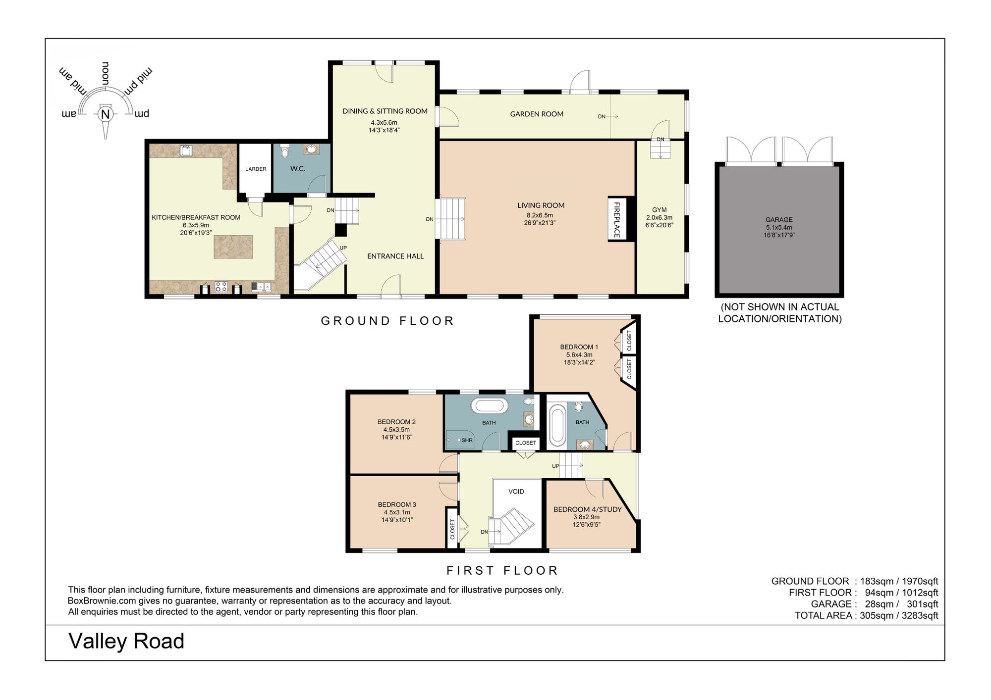 Floorplans For Valley Road, Hughenden Valley, HP14