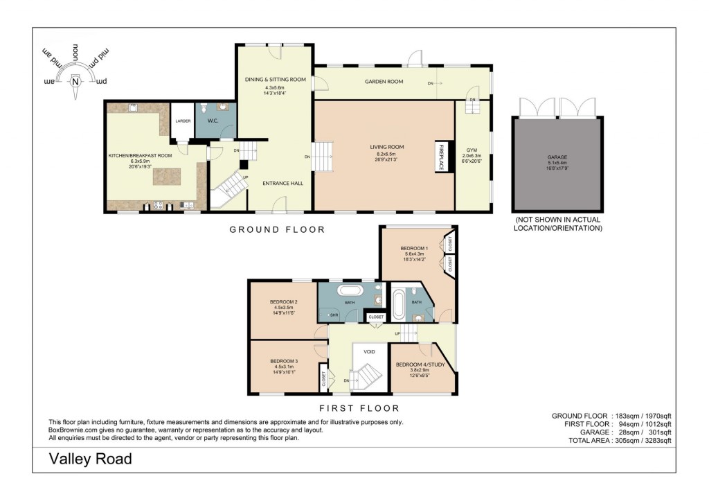 Floorplans For Valley Road, Hughenden Valley, HP14