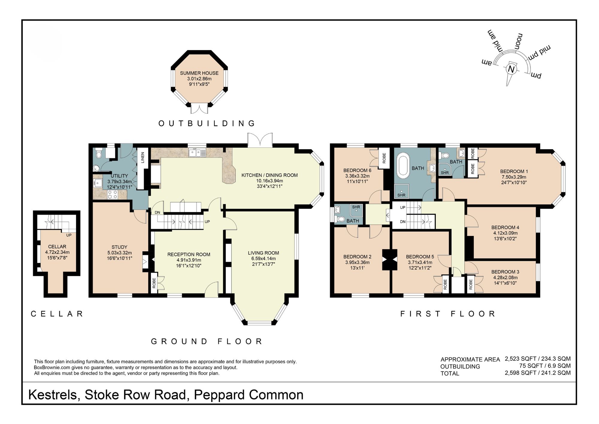 Floorplans For Stoke Row Road, Peppard Common, RG9