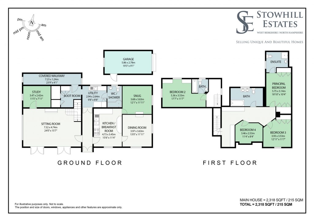 Floorplans For Church Lane, Speen, RG14
