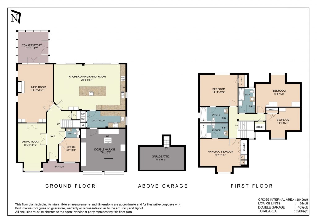 Floorplans For Bucknalls Drive, Bricket Wood, AL2