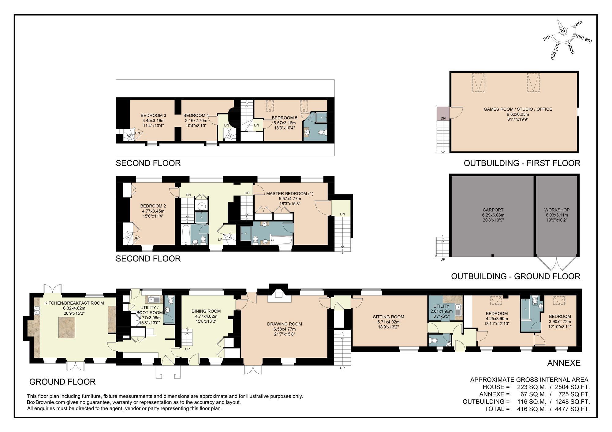 Floorplans For Warrens Cross, Lechlade, GL7