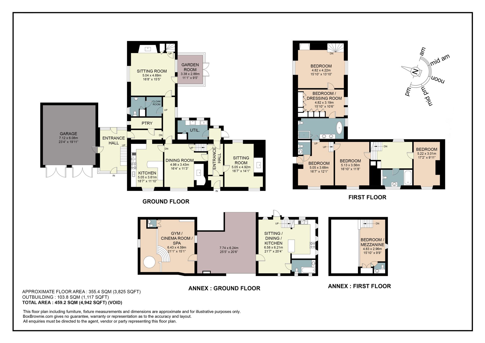 Floorplans For Abingdon Road, Marcham, OX13