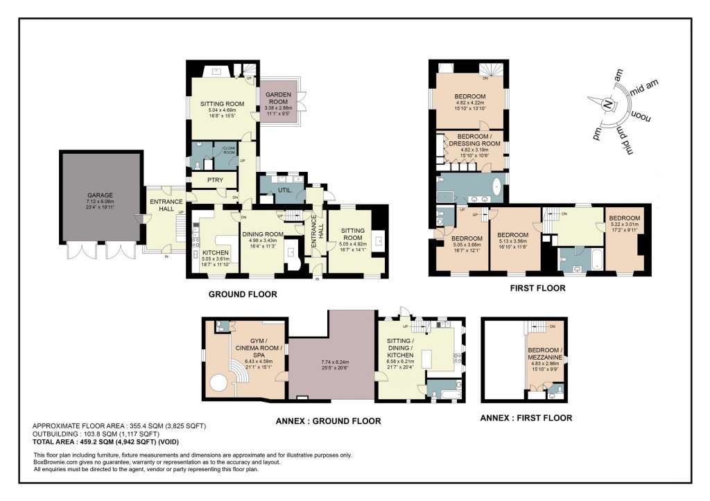 Floorplans For Abingdon Road, Marcham, OX13