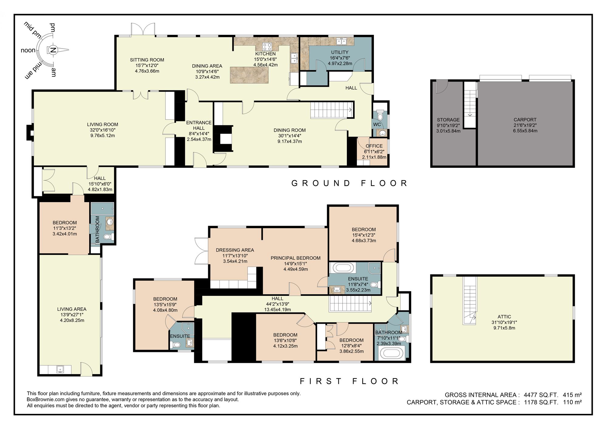 Floorplans For School Lane, Black Bourton, OX18