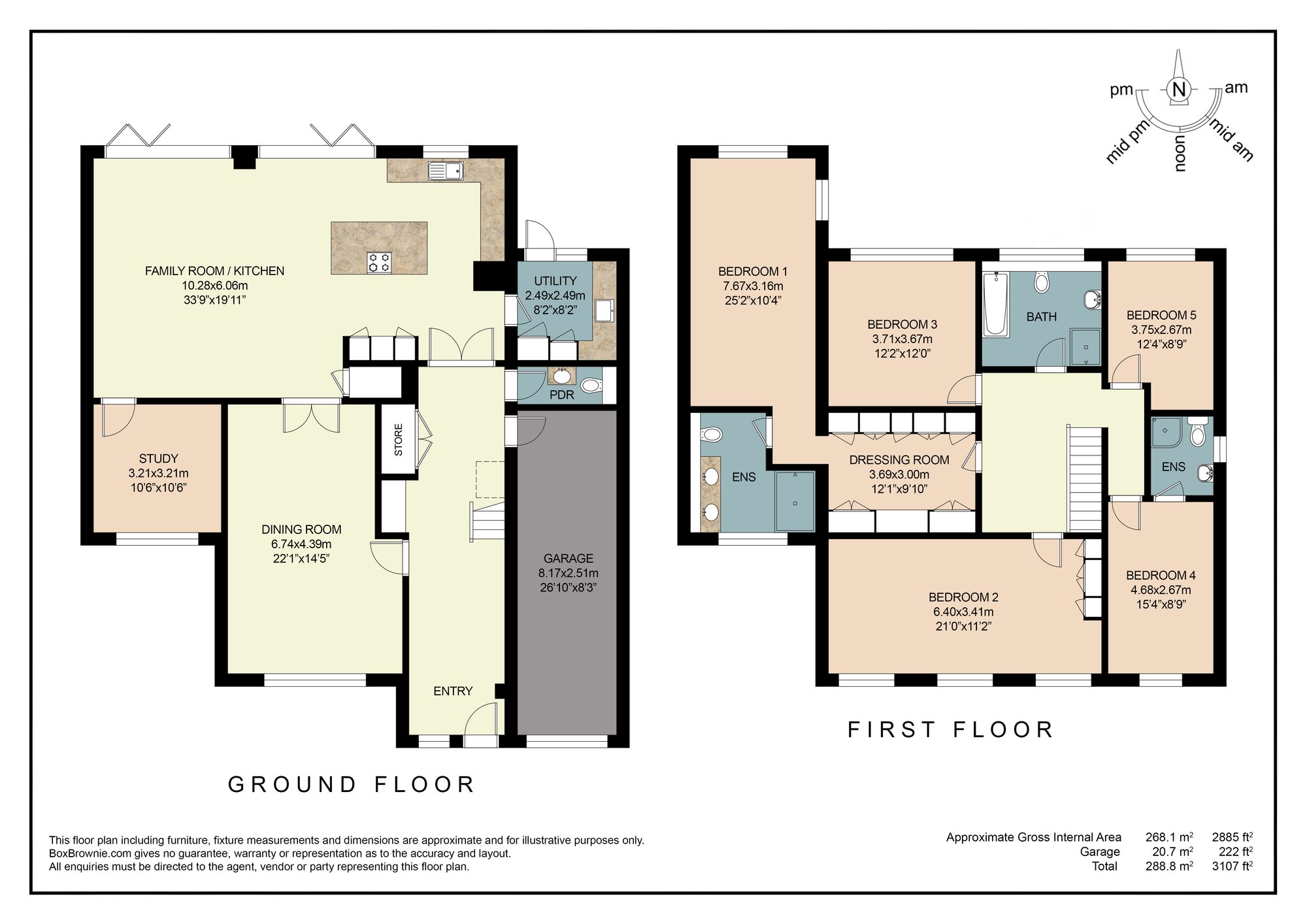 Floorplans For Faringdon Road, Southmoor, OX13