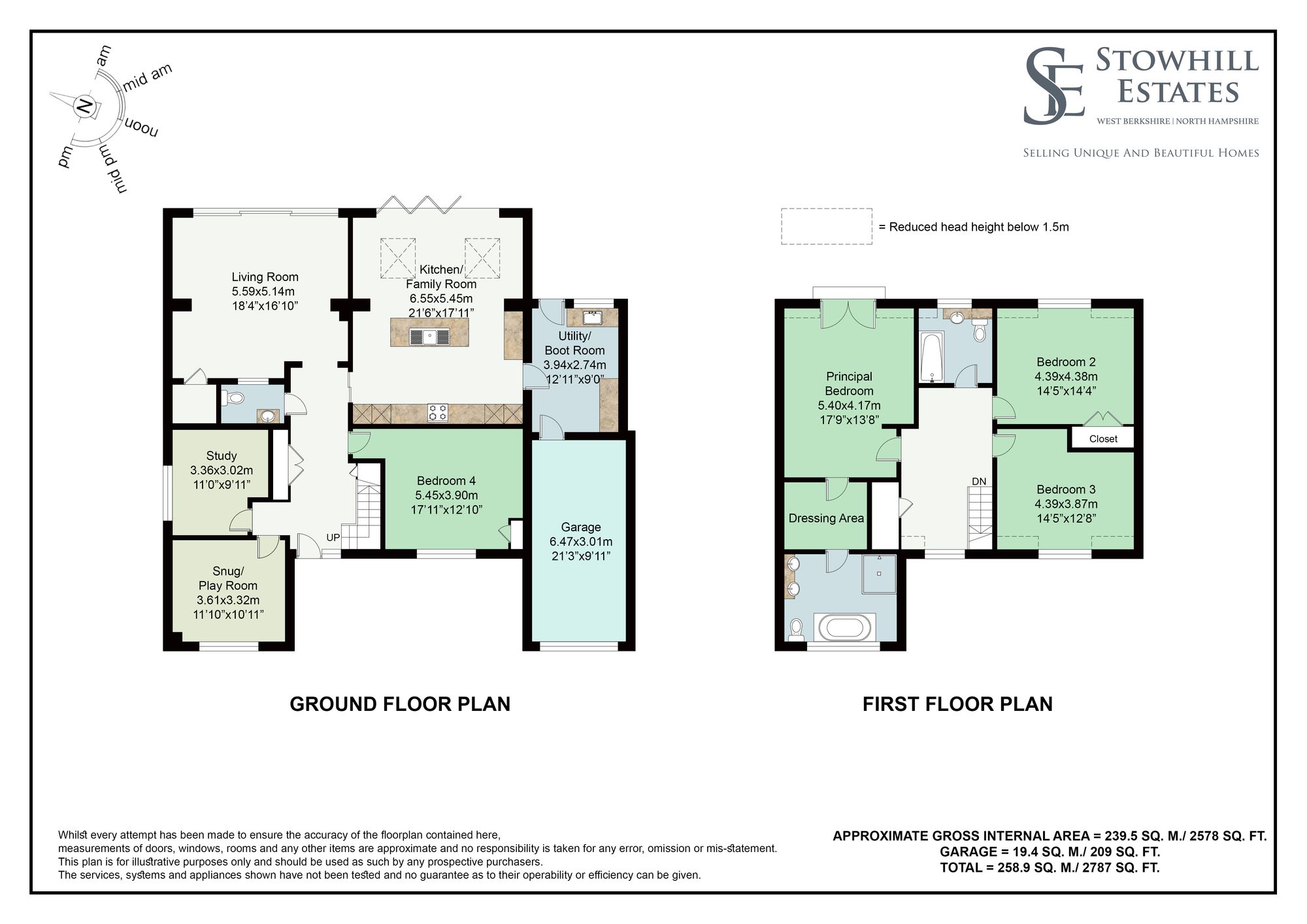 Floorplans For Knights Lane, Ball Hill, RG20