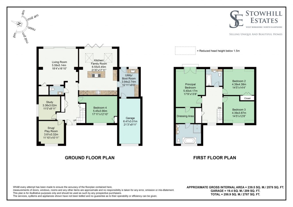 Floorplans For Knights Lane, Ball Hill, RG20
