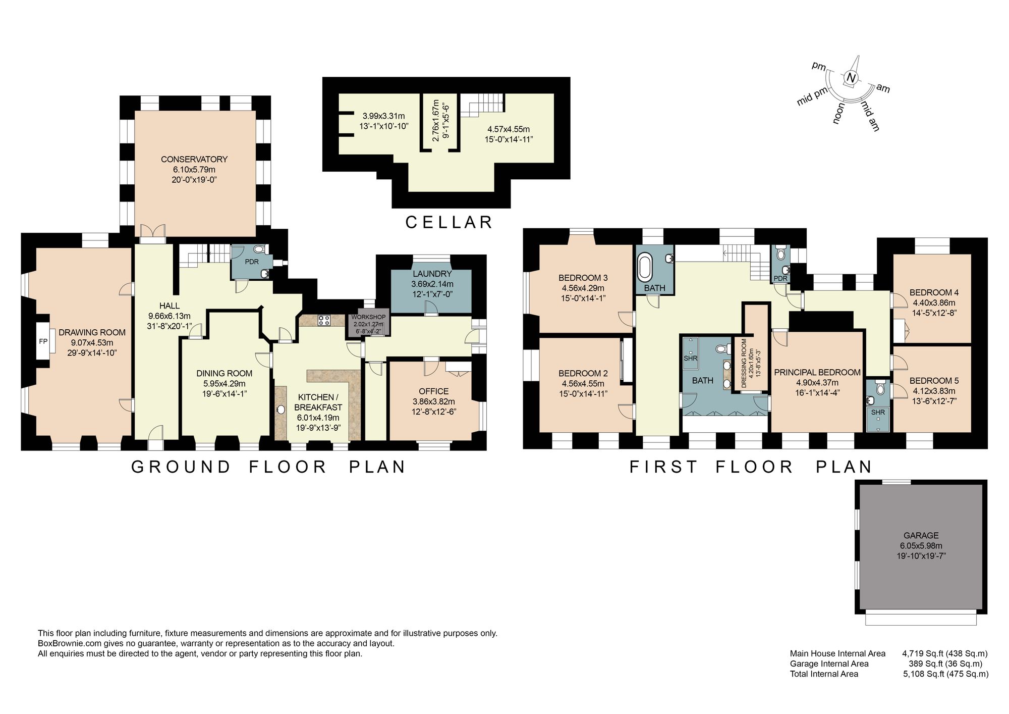 Floorplans For Church Lane, Martin Hussingtree, WR3