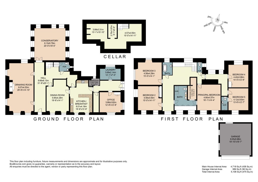 Floorplans For Church Lane, Martin Hussingtree, WR3