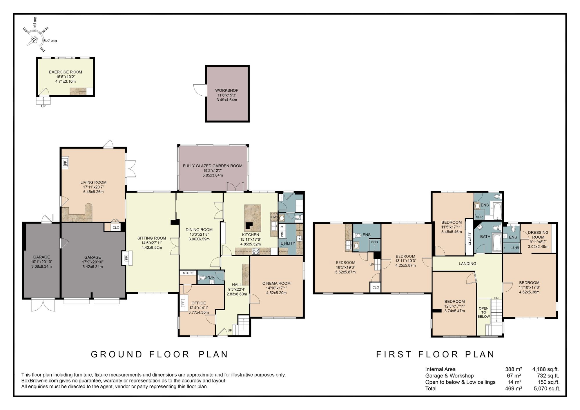 Floorplans For Duck Lane, Welford On Avon, CV37