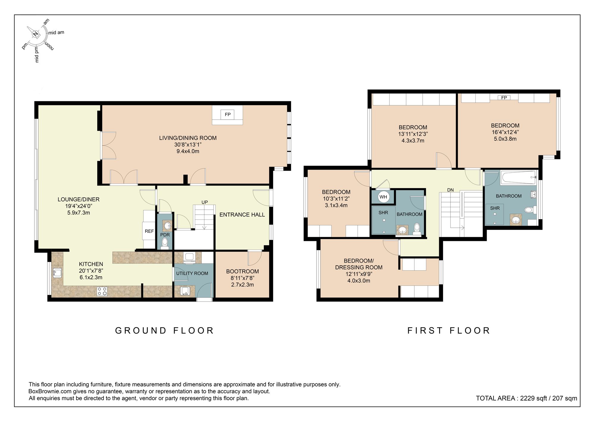 Floorplans For Hillview Road, Pinner, HA5