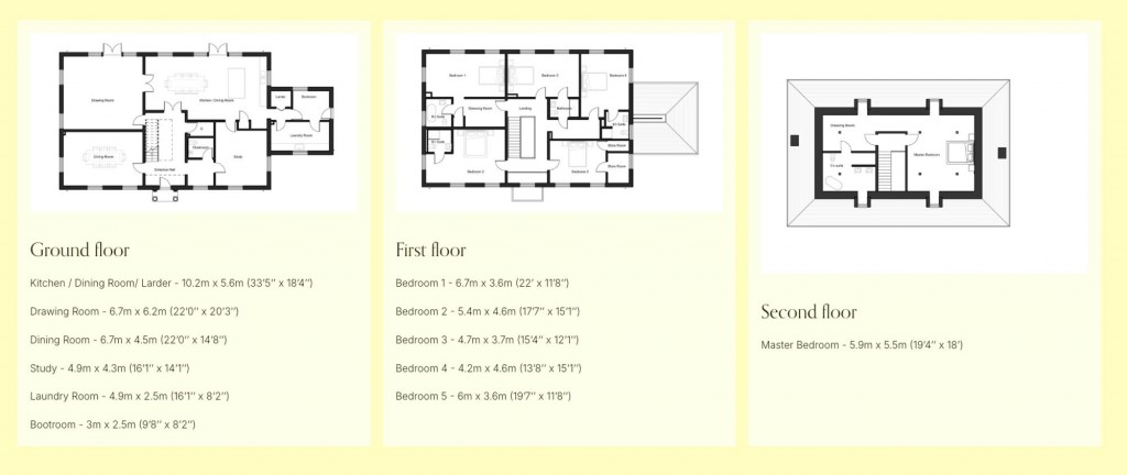Floorplans For Oak Tree Drive, Newtown, RG20