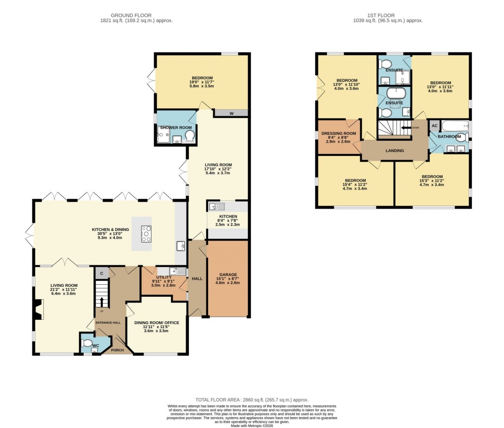 Floorplans For Malvern Road, Worcester, WR2