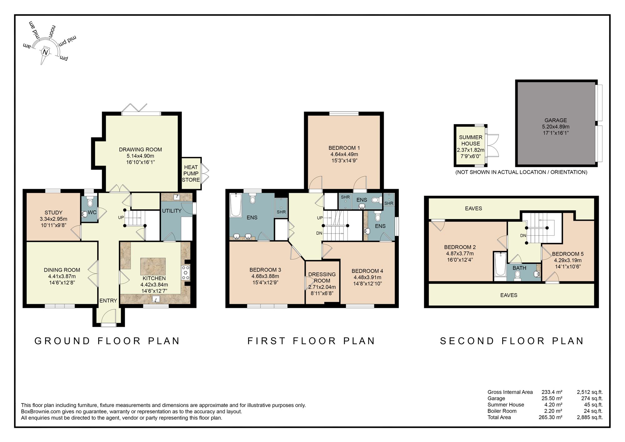 Floorplans For Malleson Road, Gotherington, GL52